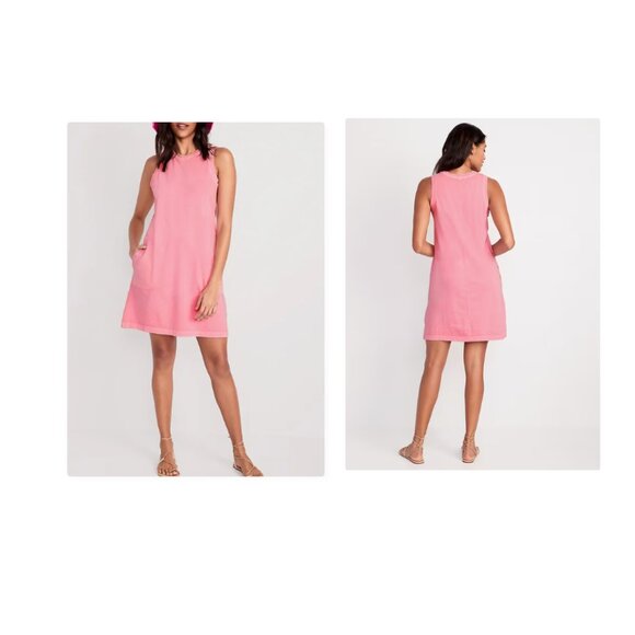 Old Navy Sleeveless Vintage Mini Shift Dress Sz XL NWT - Picture 4 of 9
